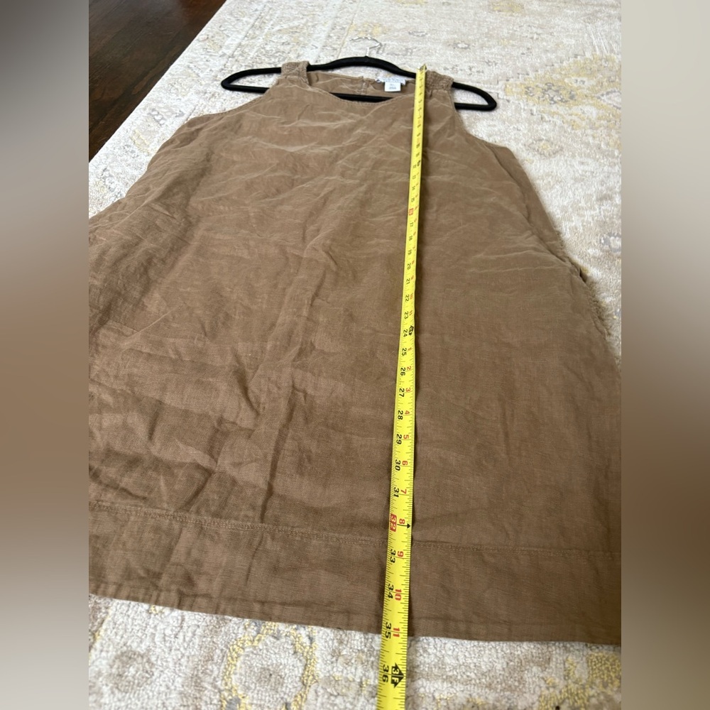 Nicole Miller Brown Linen Mini Dress - Picture 7 of 7